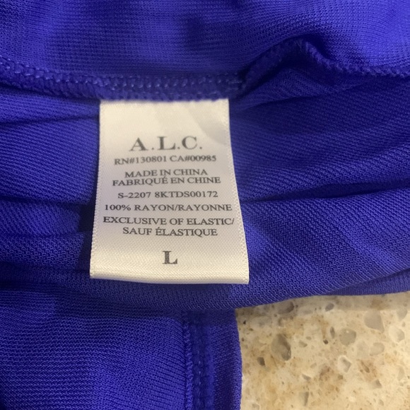 NWT A.L.C. Frank Luna Voile Mini Dress Size Large - Picture 9 of 10